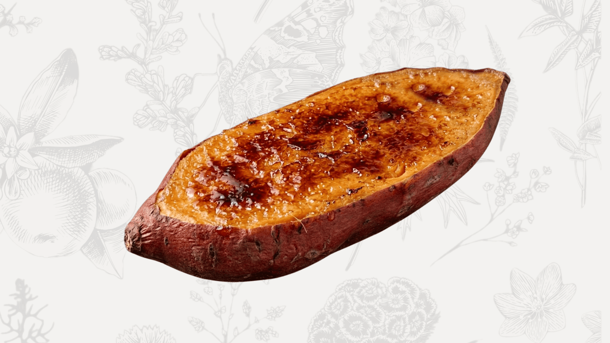 Roasted Sweet Potato Crème Brûlée