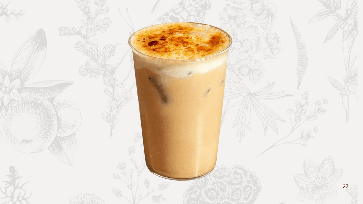 Sweet Potato Crème Brûlée Latte