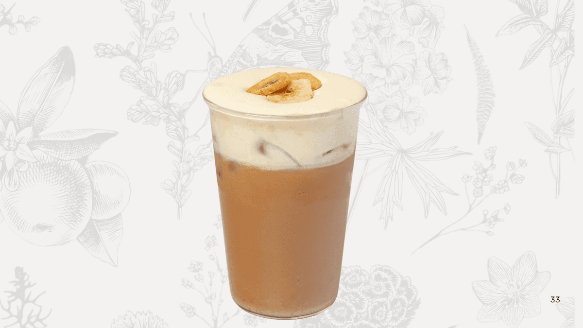 Banana Turon Latte