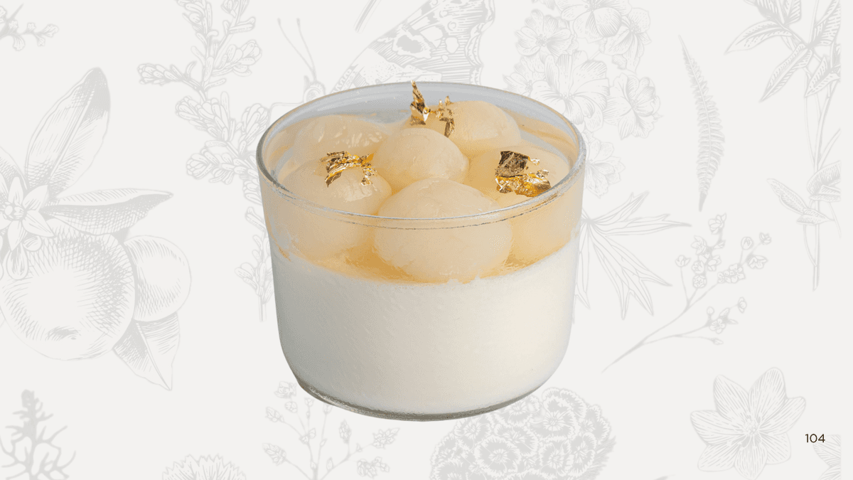 Longan Panna Cotta