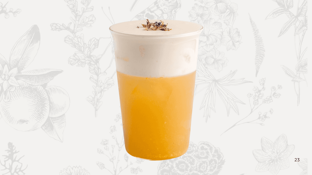 Yogurt Cloud Orange Jasmine Tea