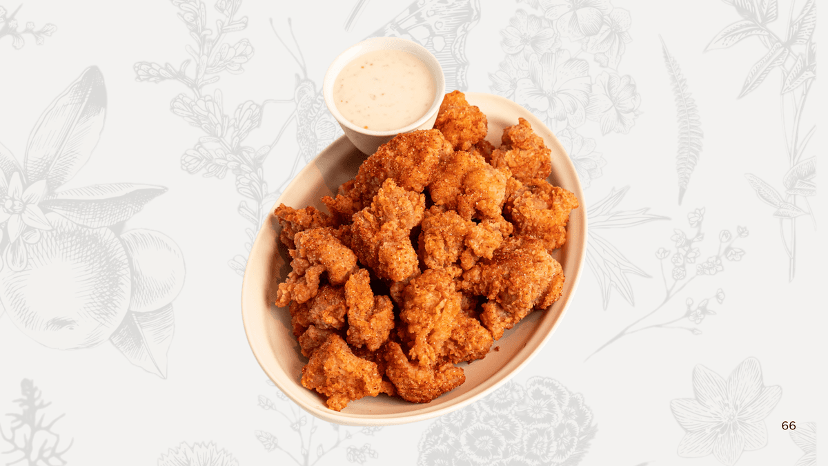 Popcorn Chicken W/ Aji Sauce