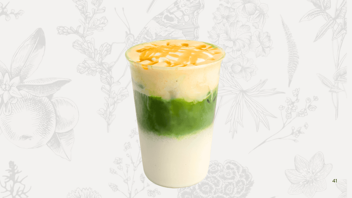 Corn Matcha Latte