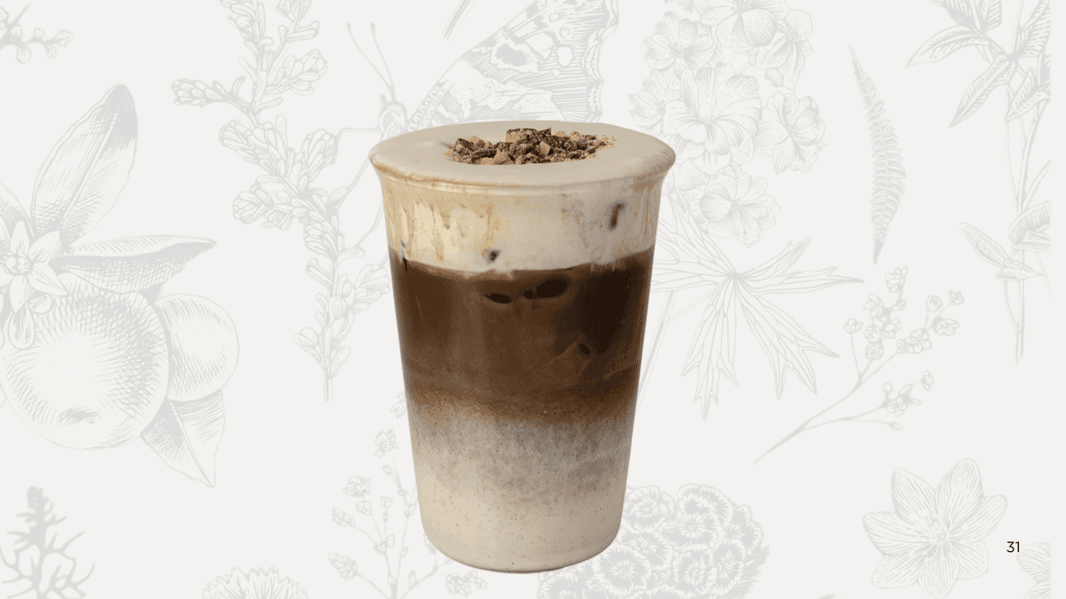 Banana Hojicha Latte