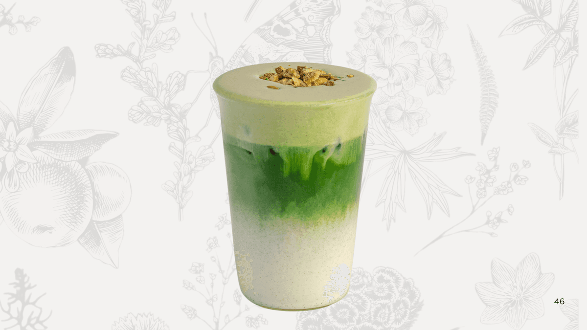 Strawberry Double Matcha Latte