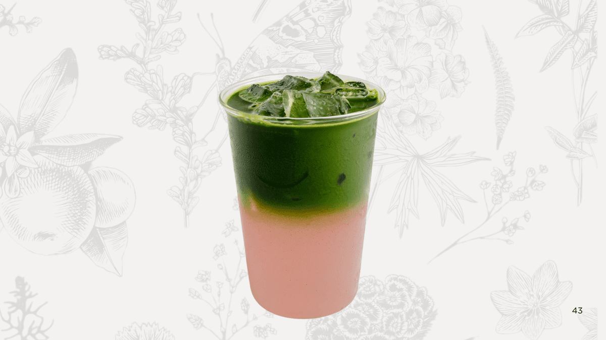 Pandan Coconut Matcha